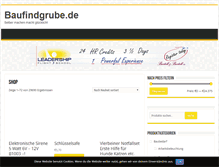 Tablet Screenshot of baufindgrube.de